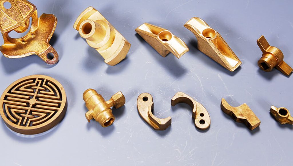 Copper die casting part rapid mfg